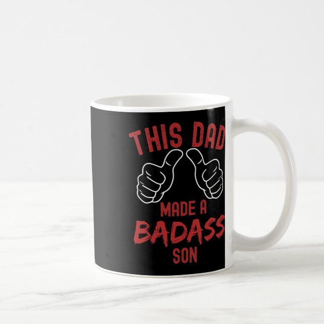 Dieser Vater machte einen Bad Son Funny Vathers Da Kaffeetasse (Rechts)