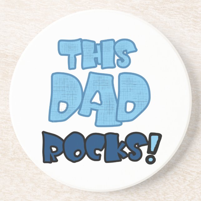 Dieser Vater Rocks Geschenke Getränkeuntersetzer (Vorne)