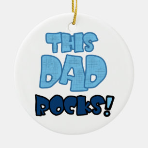 Dieser Vater Rocks Geschenke Keramik Ornament