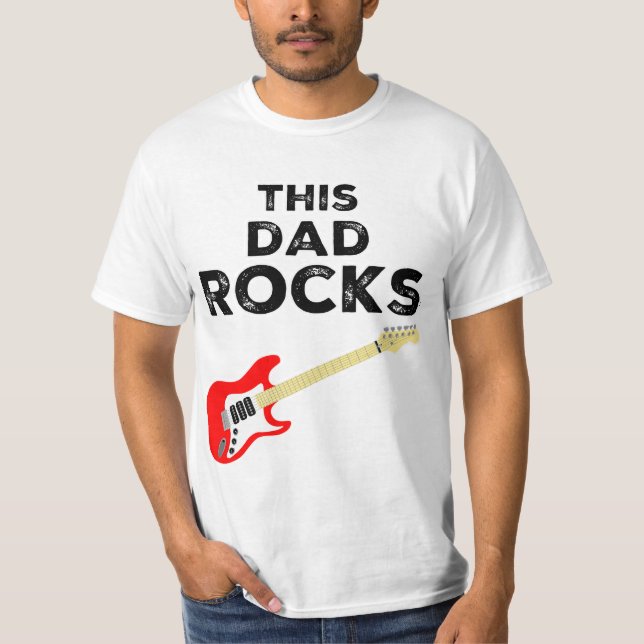 Dieser Vater Rocks T-Shirt (Vorderseite)