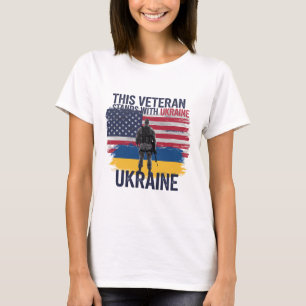 Dieser Veteran steht hinter der Ukraine 2 T-Shirt