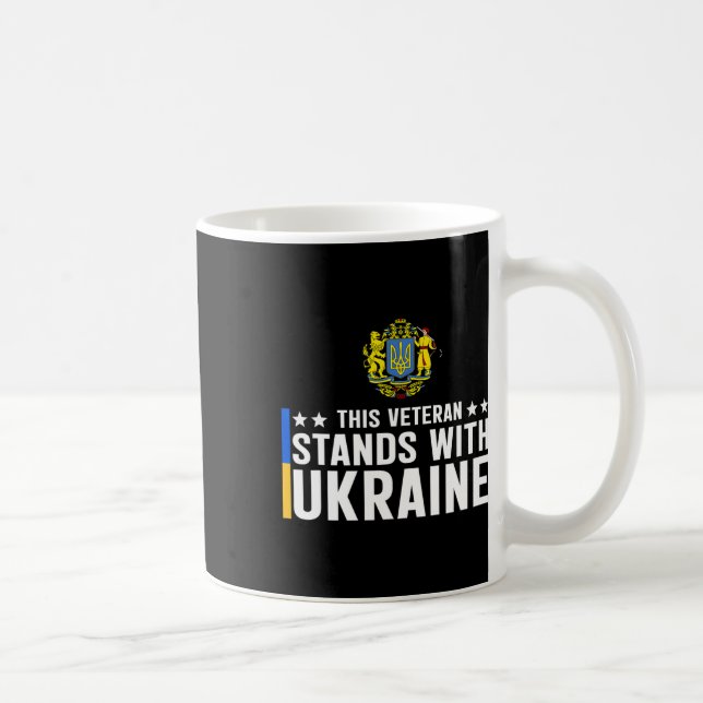 Dieser Veteran steht hinter der Ukraine 5 Kaffeetasse (Rechts)