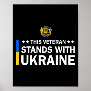 Dieser Veteran steht hinter der Ukraine Poster