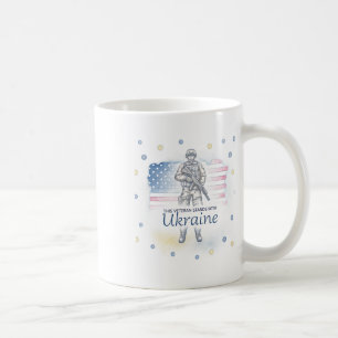 Dieser Veteran steht hinter der Ukraine Unterstütz Kaffeetasse