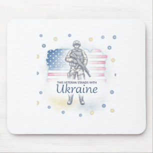 Dieser Veteran steht hinter der Ukraine Unterstütz Mousepad