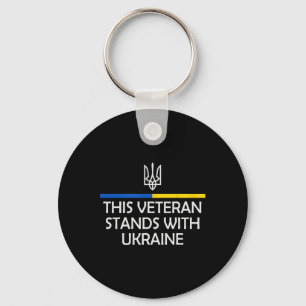 Dieser Veteran steht mit der Ukraine Zelensky Ukra Schlüsselanhänger