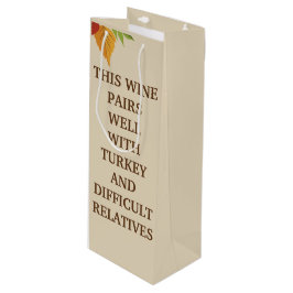 Dieser Wein passt gut zusammen Geschenktüte Für Weinflaschen