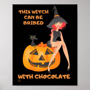 "DIESER WITCH KANN BRIBED SEIN..." komisch Poster