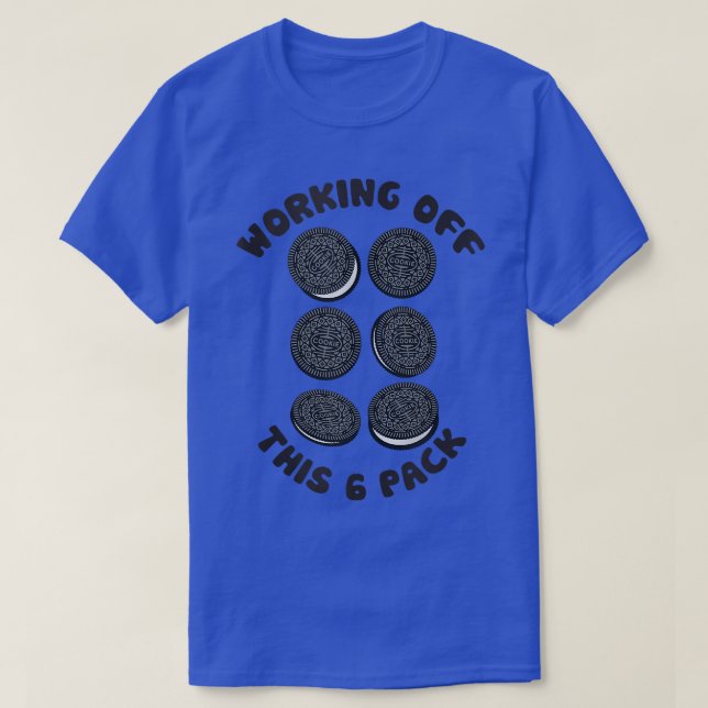 Dieses 6-Pack-Cookie-Funny  T-Shirt (Design vorne)