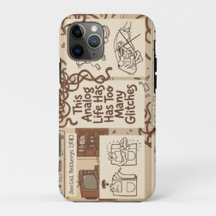 Dieses analoge Leben hat zu viele Störungen VHS-Au Case-Mate iPhone Hülle