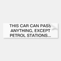 DIESES AUTO KANN ALLES ÜBERWINDEN, AUSSER PETROL-S