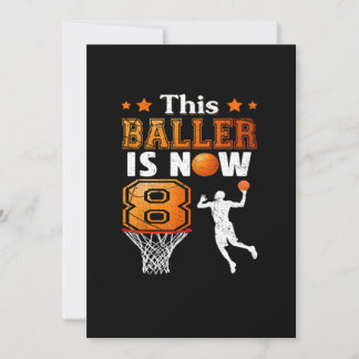 Dieses Baller ist jetzt 8 Jahre alt Einladung