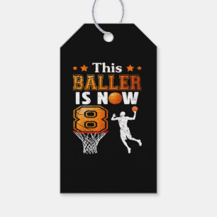 Dieses Baller ist jetzt 8 Jahre alt Geschenkanhänger