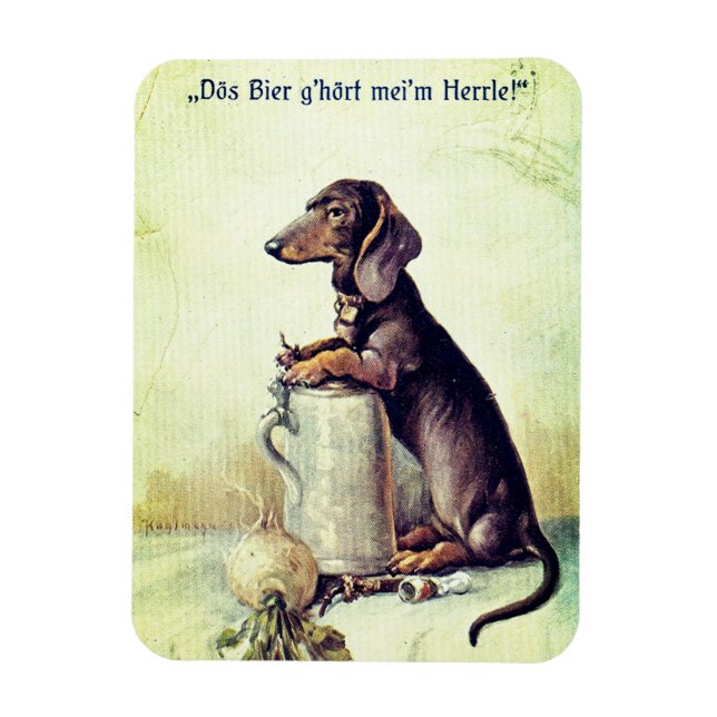 Dieses Bier gehört meinem Meister! Magnet (Vertikal)