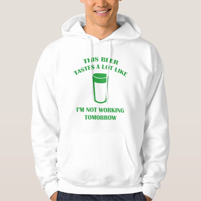 Dieses Bier schmeckt sehr gut Hoodie (Vorderseite)