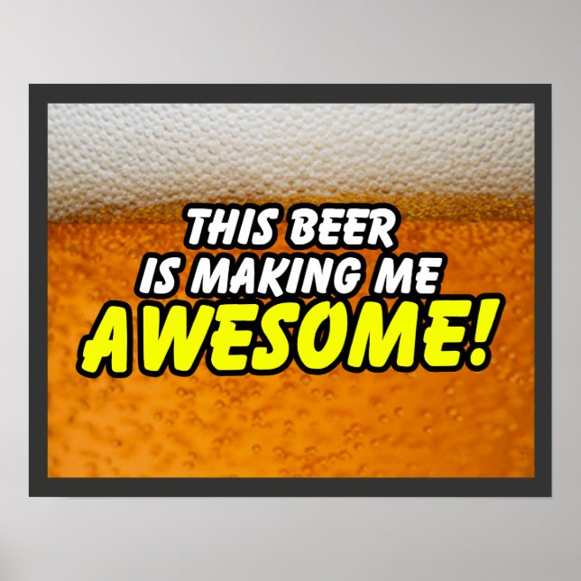 Dieses Bierposter $ 18,95 Poster (Vorne)