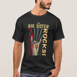 Dieses Big Sister Rocks Vintag Retro-Konzert 70er  T-Shirt