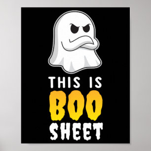 Dieses Boo-Blatt T-Shirt Lustiger Geist Gruselpart Poster