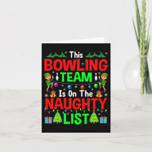 Dieses Bowling-Team auf der Liste der Niedlichen W Karte