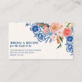 Dieses Brautparty mit mehr Blumen ist ein Rezept Begleitkarte