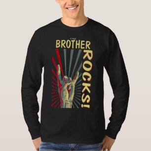 Dieses Brother Rocks Vintag Retro-Konzert 70er 80e T-Shirt