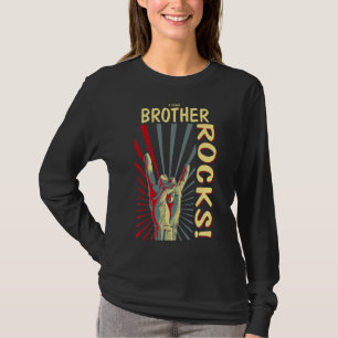 Dieses Brother Rocks Vintag Retro-Konzert 70er 80e T-Shirt