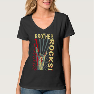 Dieses Brother Rocks Vintag Retro-Konzert 70er 80e T-Shirt