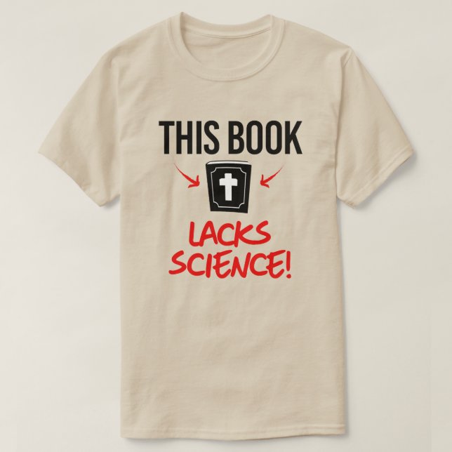 Dieses Buch fehlt es an Wissenschaft T-Shirt (Design vorne)