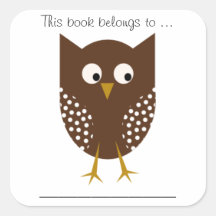 Dieses Buch gehört ... (Brown Owl, Large)