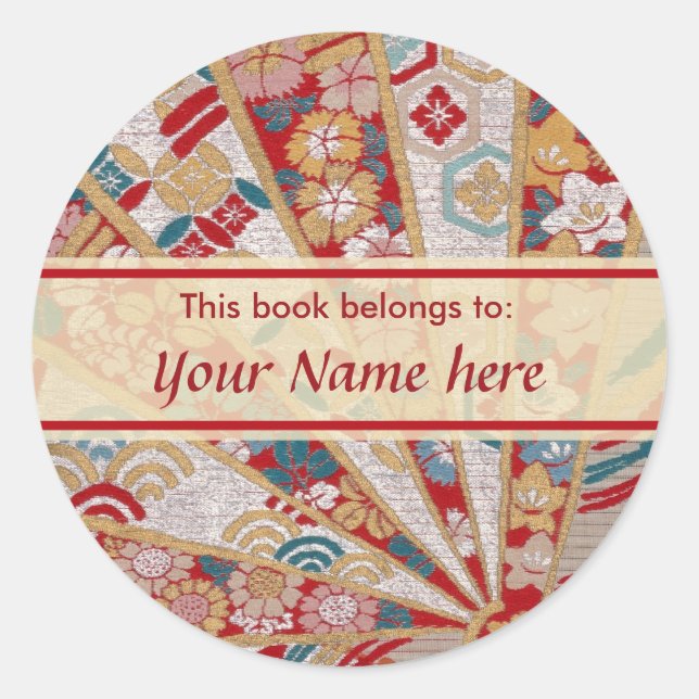 Dieses Buch gehört dem Aufkleber (Vorderseite)