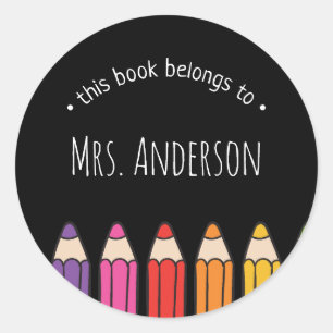 Dieses Buch gehört Runder Aufkleber