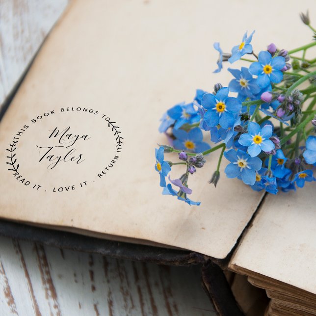 Dieses Buch gehört zu einem grünen Skript Permastempel (Von Creator hochgeladen)