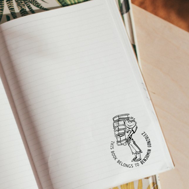 Dieses Buch gehört zu einem Niedlichen Kinderbuch Gummistempel (Von Creator hochgeladen)