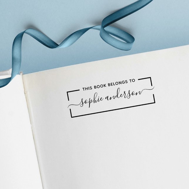 Dieses Buch gehört zu einem trendigen Skriptnamen Permastempel (Von Creator hochgeladen)