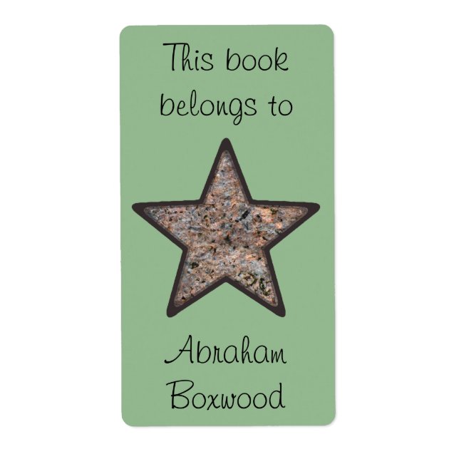 Dieses Buch gehört zu Individuelle Name Rock Textu (Vorne)