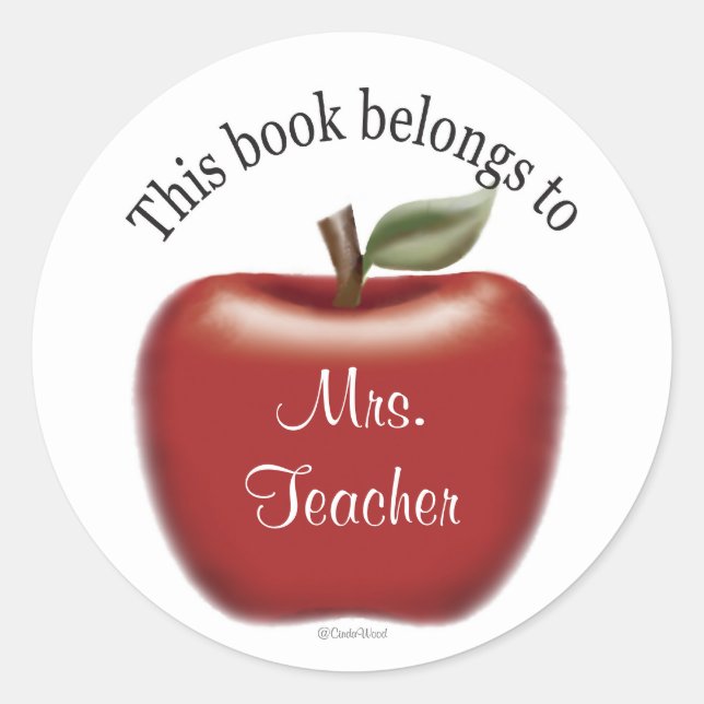 Dieses Buch gehört zum Aufkleber (Vorderseite)