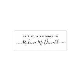 Dieses Buch gehört zum Handgeschriebenen Skriptnam Permastempel