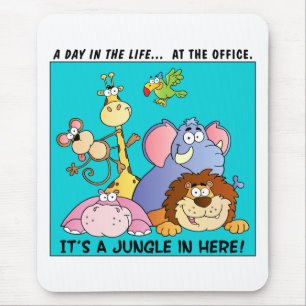 Dieses Büro ist ein Dschungel Mousepad