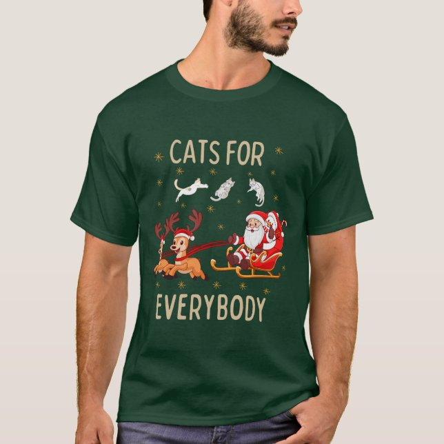 Dieses Design anpassen: Katzen für alle T-Shirt (Vorderseite)