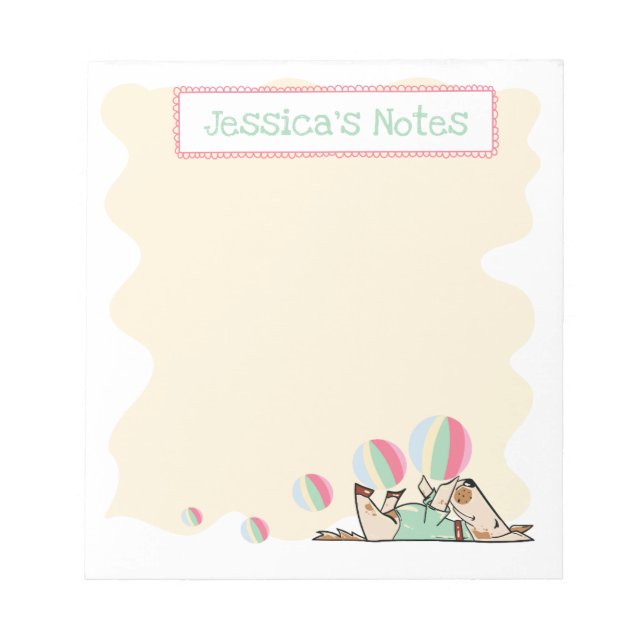 Dieses Dog Life merkt Niedliches Dog-Jonglieren No Notizblock (Vorderseite)