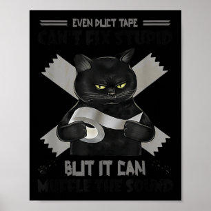 Dieses Duktband kann nicht stupid reparieren, aber Poster