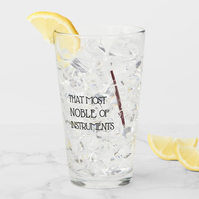 Dieses edelste der Instrumente - Bassoon-Glas Glas (Vorderseite Ice)