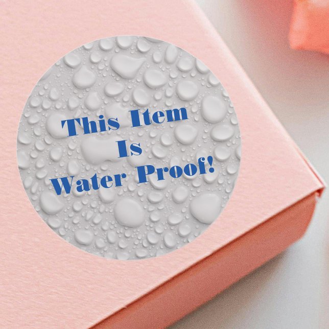 Dieses Element ist wasserproof, DIY Text & Foto Runder Aufkleber (Von Creator hochgeladen)