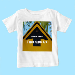 Dieses Ende Arrow Funny zuerst Baby T-shirt