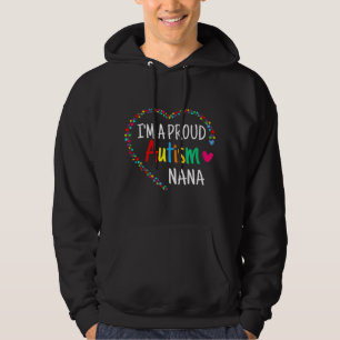 Dieses farbenfrohe autistische Herz aus Puzzleteil Hoodie