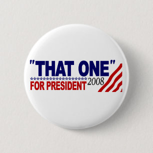 "Dieses" für Präsidenten (Debatte Obama McCain) Button