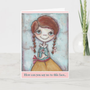 Dieses Gesicht - Geburtstagskarte Karte