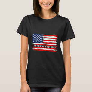 Dieses Ggy Wird Nicht Still Lustiges Flag T-Shirt
