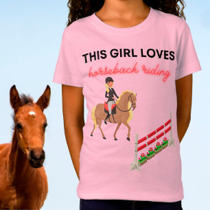 Dieses Girl Lieben Reiten T-Shirt