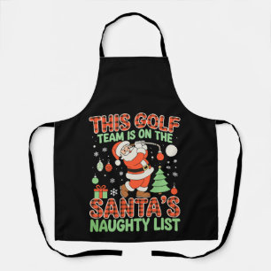 Dieses Golf-Team steht auf Santas unartiger Liste Schürze